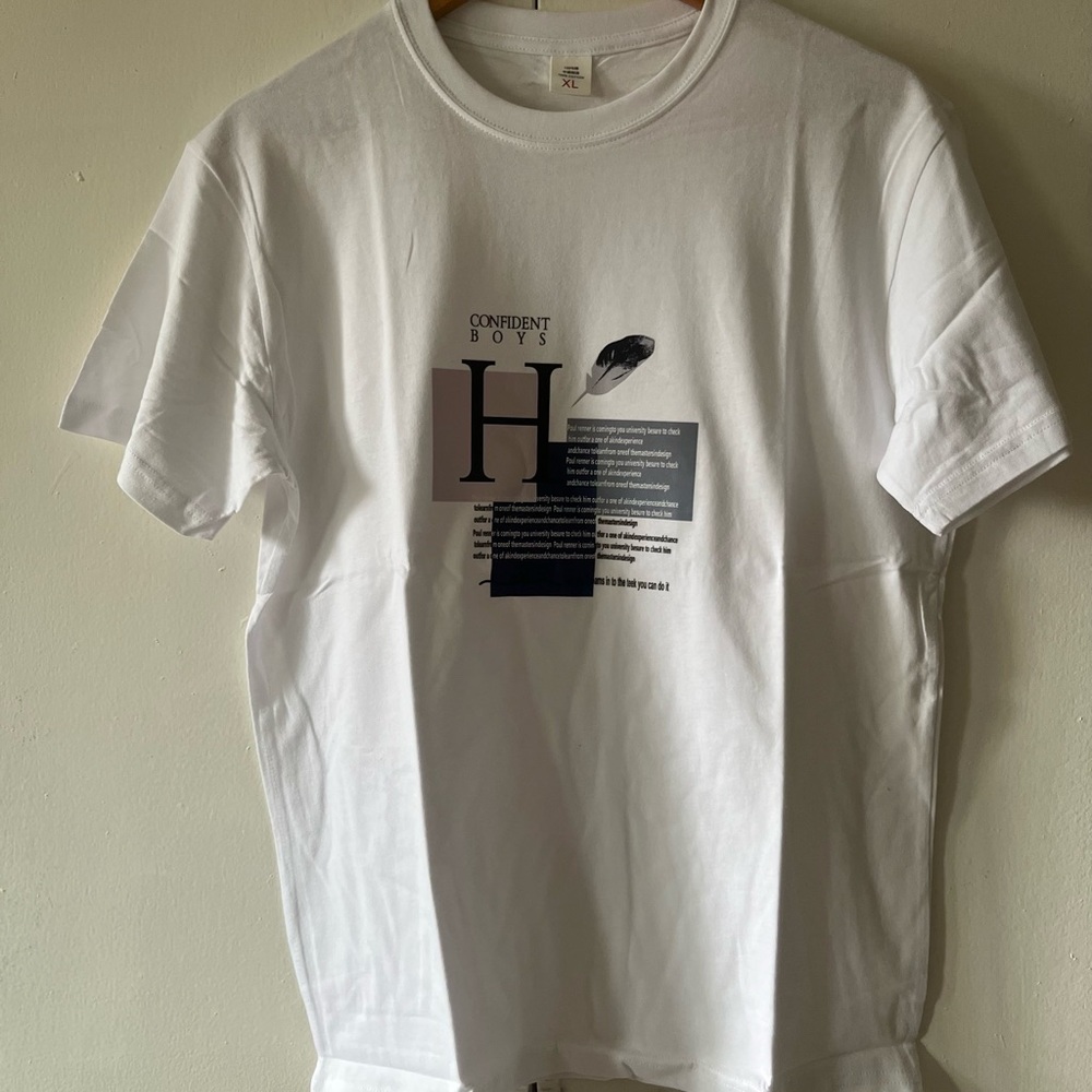 White Graphic Tee